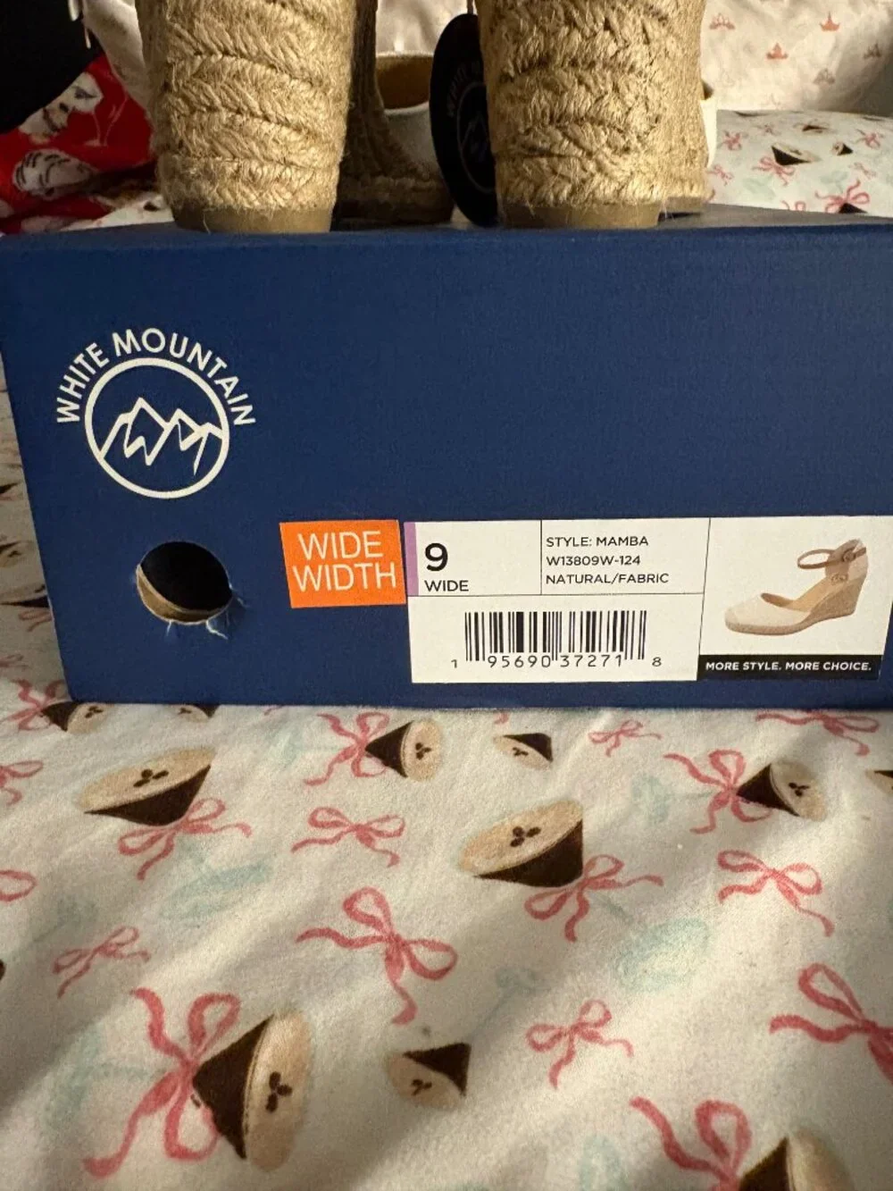 White Mountain Women's Mamba Espadrille Wedges (wide width)